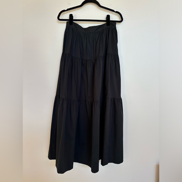 STAUD Sea Skirt in Black Size 10 - Picture 3 of 8